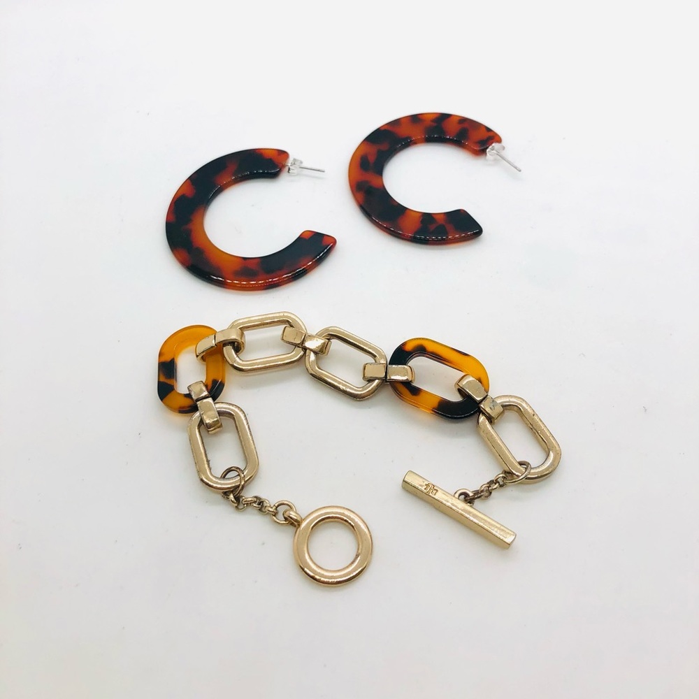 Vintage Tortoise Resin Jewelry